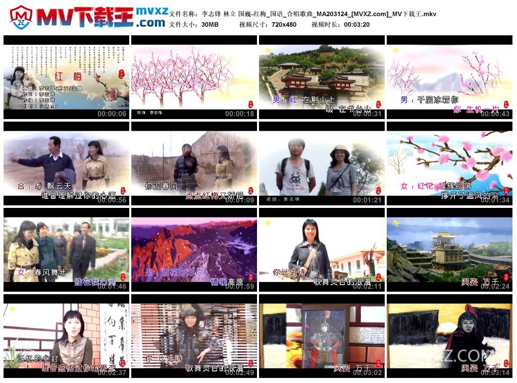李志锋 林立 国巍-红梅_国语_合唱歌曲_MA203124